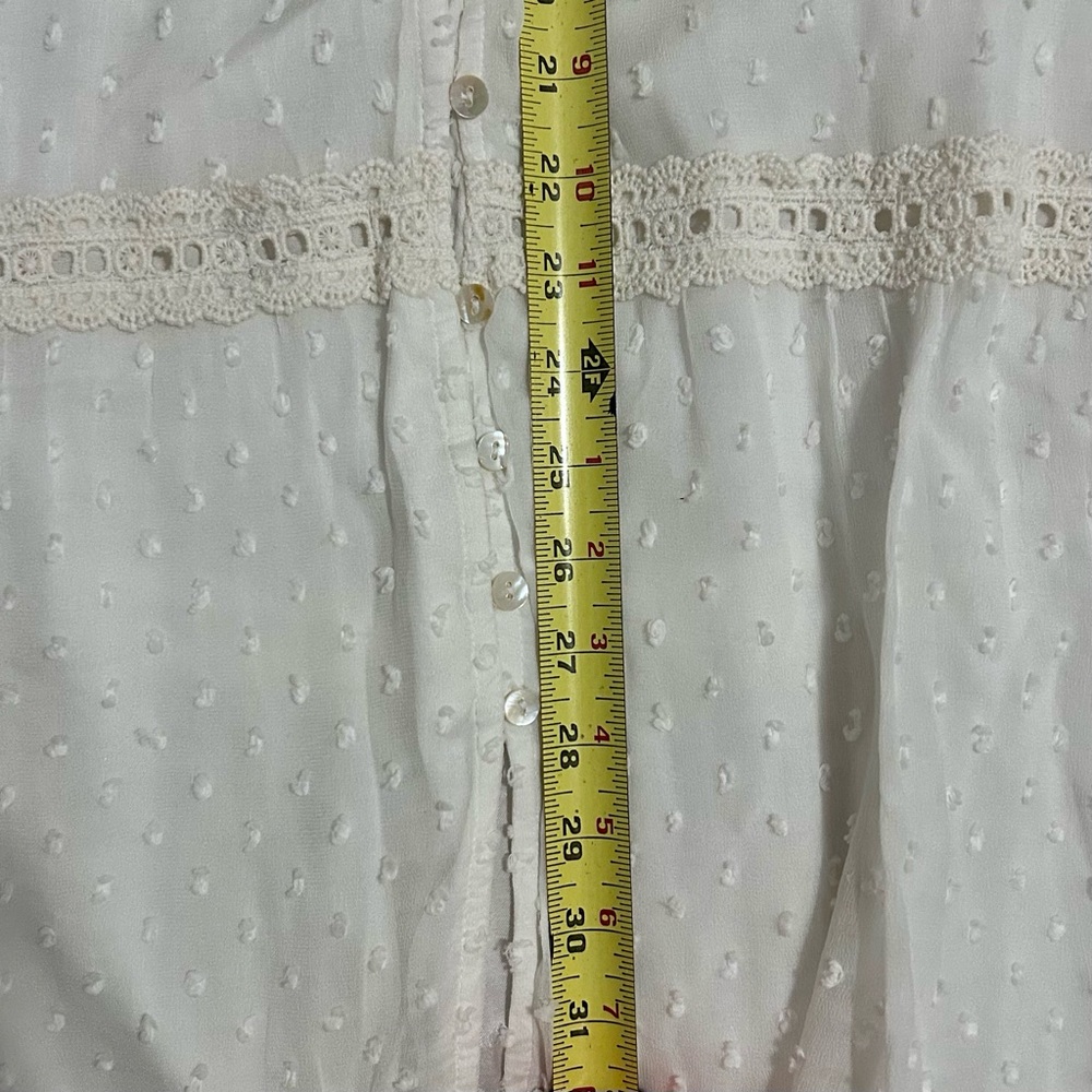 SALE Solstice Lace Inset Button-Front Maxi Dress (RAHI for Urban Outfitters) - Picture 9 of 9
